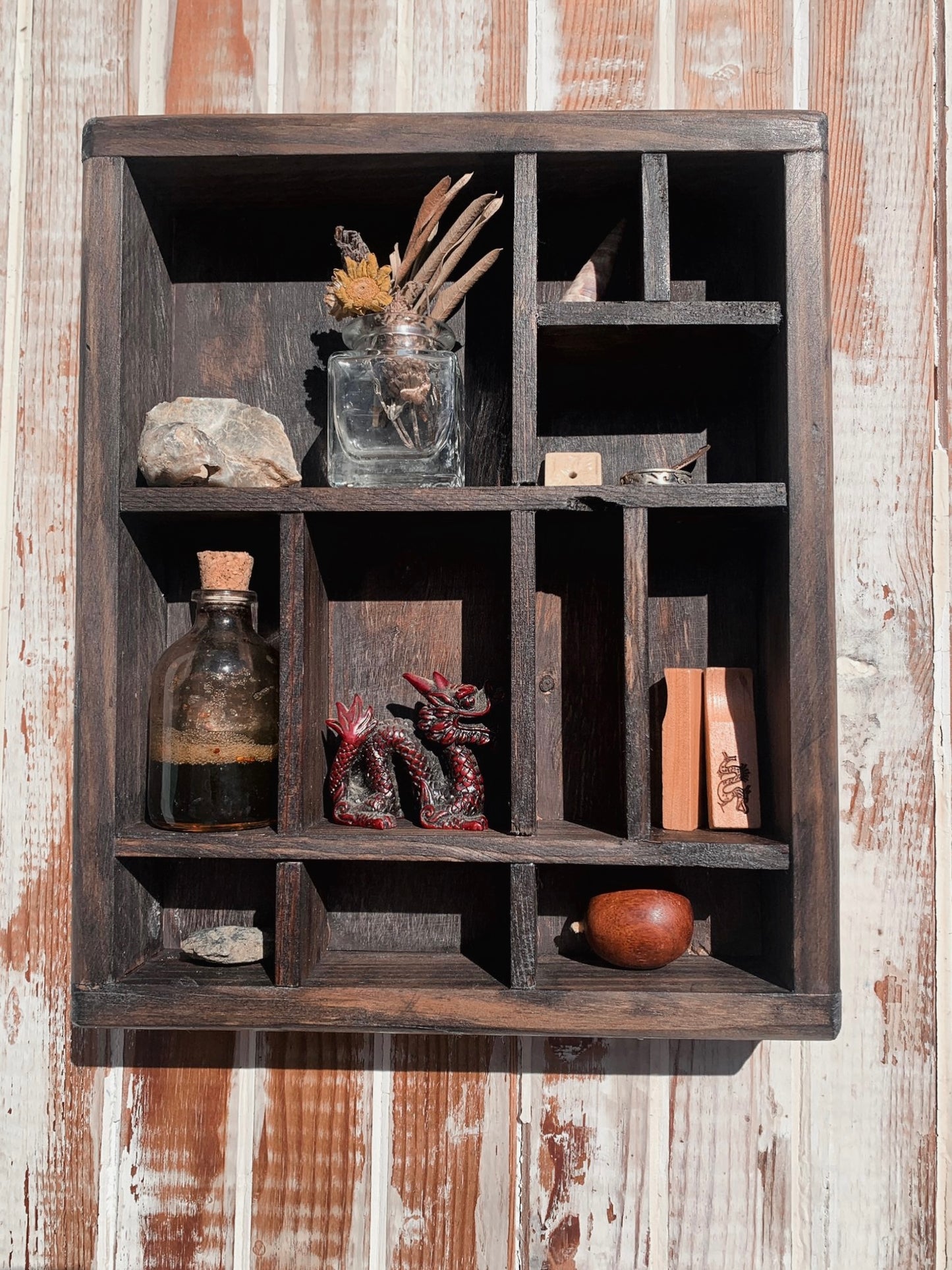 Altar en Madera color wengue