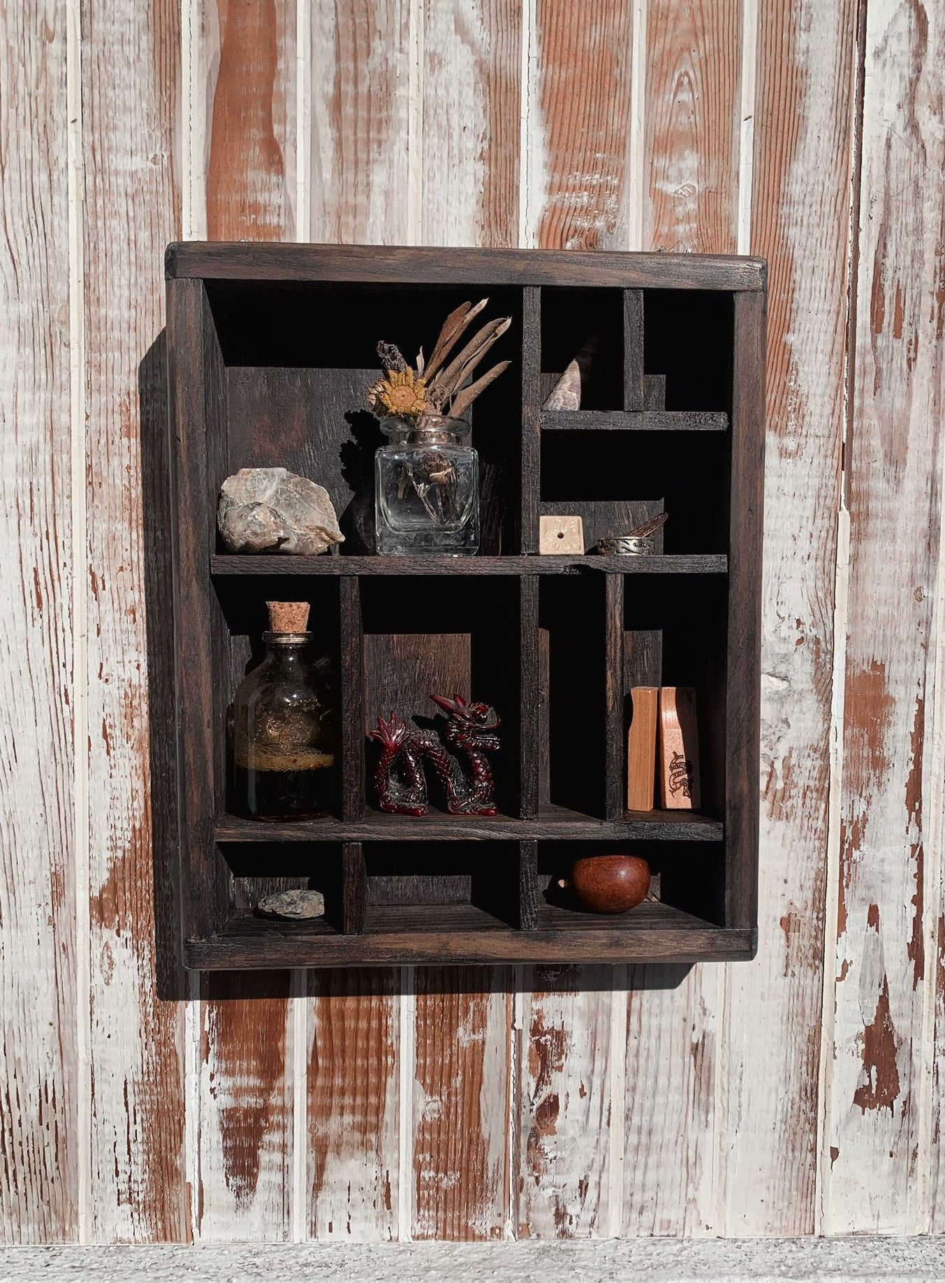 Altar en Madera color wengue