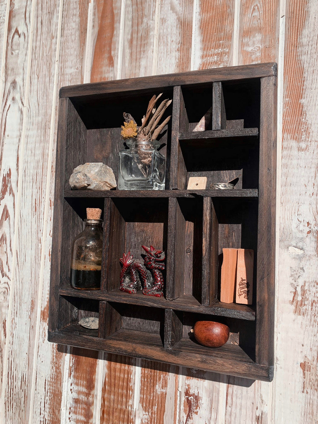 Altar en Madera color wengue